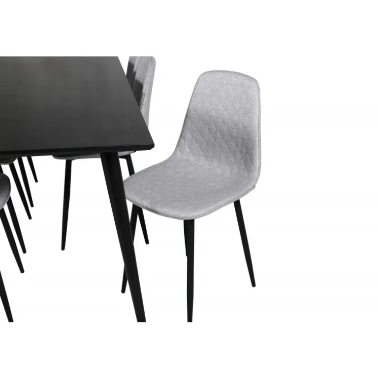 Dipp Spisebordssæt - Sort og Grå