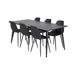 Dipp Spisestuesæt - Sort