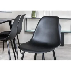 Dipp Spisestuesæt - Sort