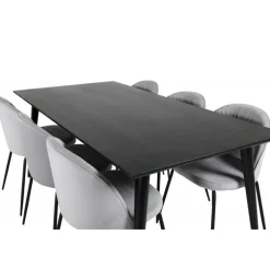 Dipp t Spisebordssæt - Sort og Grå