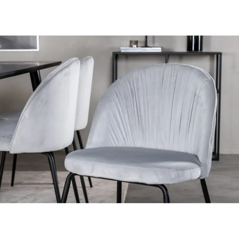 Dipp t Spisebordssæt - Sort og Grå