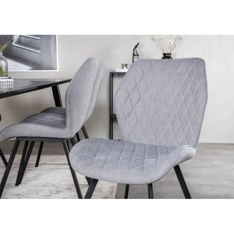 Dipp t Spisebordssæt - Sort og Grå