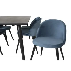 Dipp t Spisebordssæt - Sort og Blå