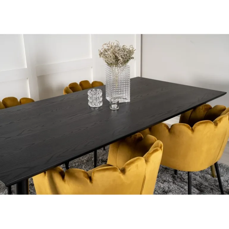 Dipp t Spisebordssæt - Sort og Messing