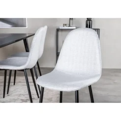 Dipp t Spisebordssæt - Sort og Lysegrå