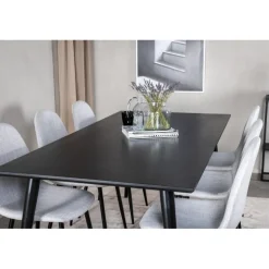 Dipp t Spisebordssæt - Sort og Lysegrå