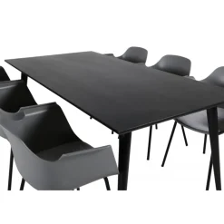 Dipp t Spisebordssæt - Sort og Grå