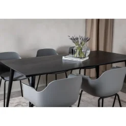 Dipp t Spisebordssæt - Sort og Grå