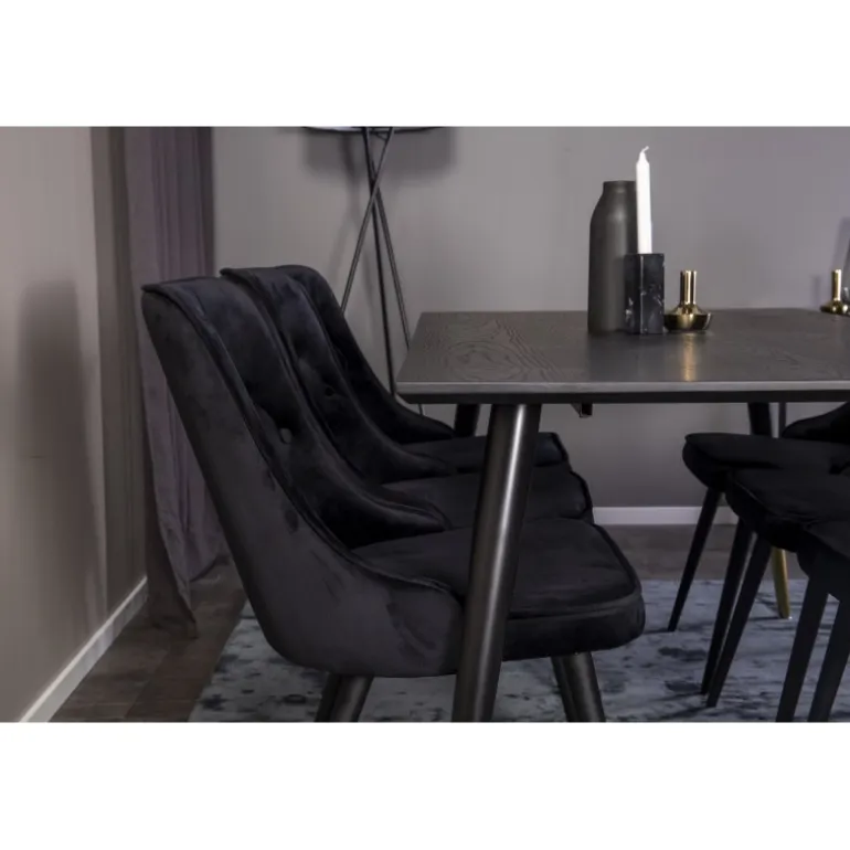 Dipp t Spisebordssæt - Sort og Messing