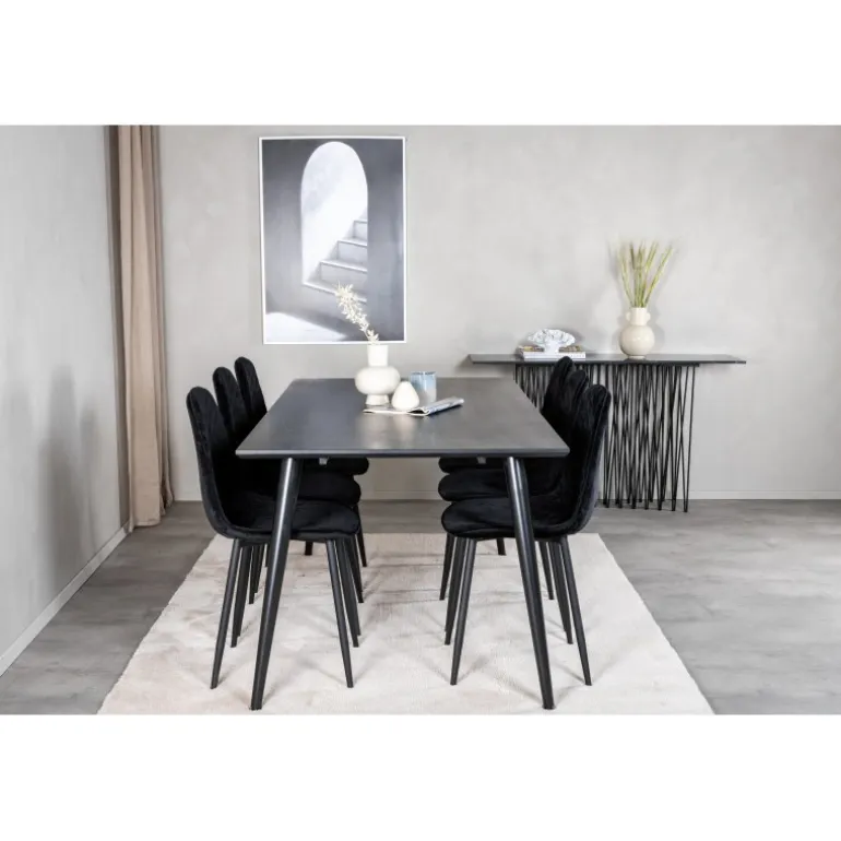 Dipp t Spisebordssæt - Sort