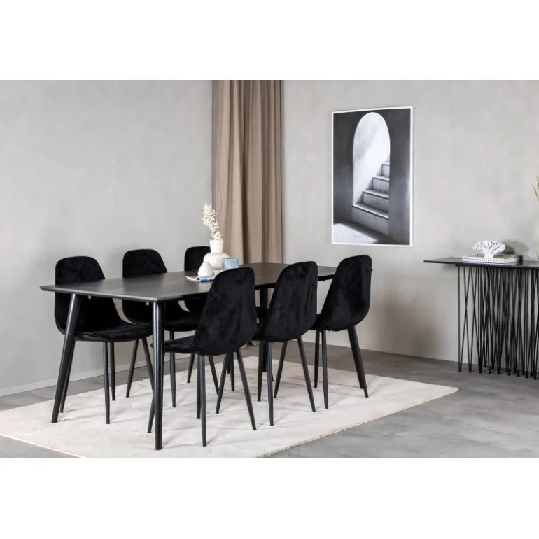 Dipp t Spisebordssæt - Sort