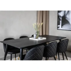 Dipp t Spisebordssæt - Sort og Messing