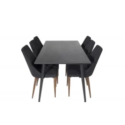 Dipp t Spisebordssæt - Sort og Natur