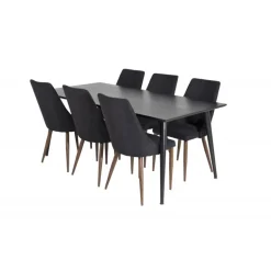 Dipp t Spisebordssæt - Sort og Natur