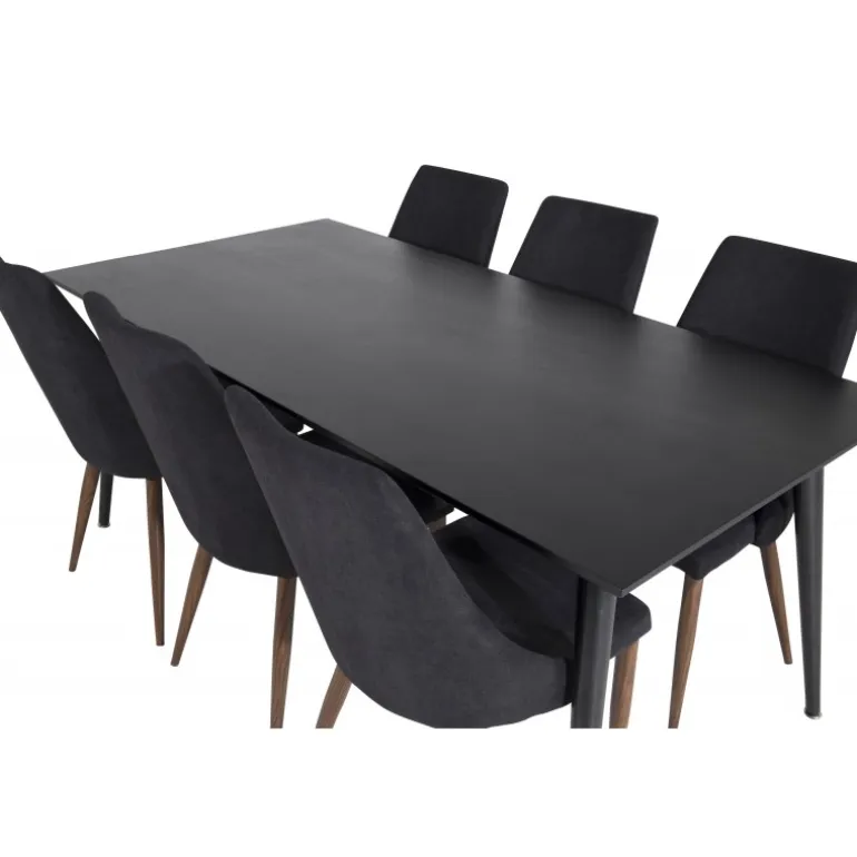 Dipp t Spisebordssæt - Sort og Natur