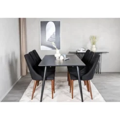 Dipp t Spisebordssæt - Sort og Natur