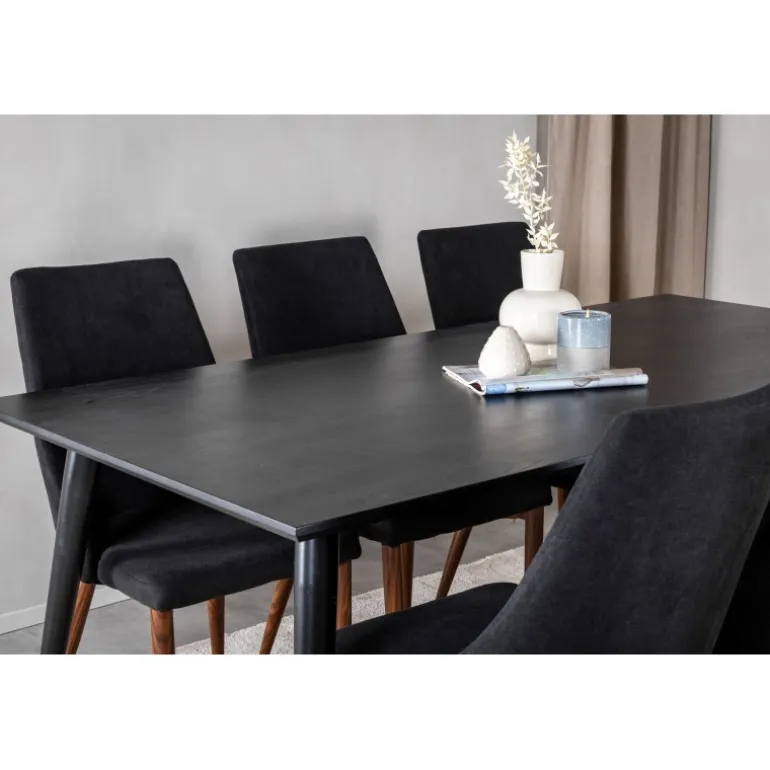 Dipp t Spisebordssæt - Sort og Natur