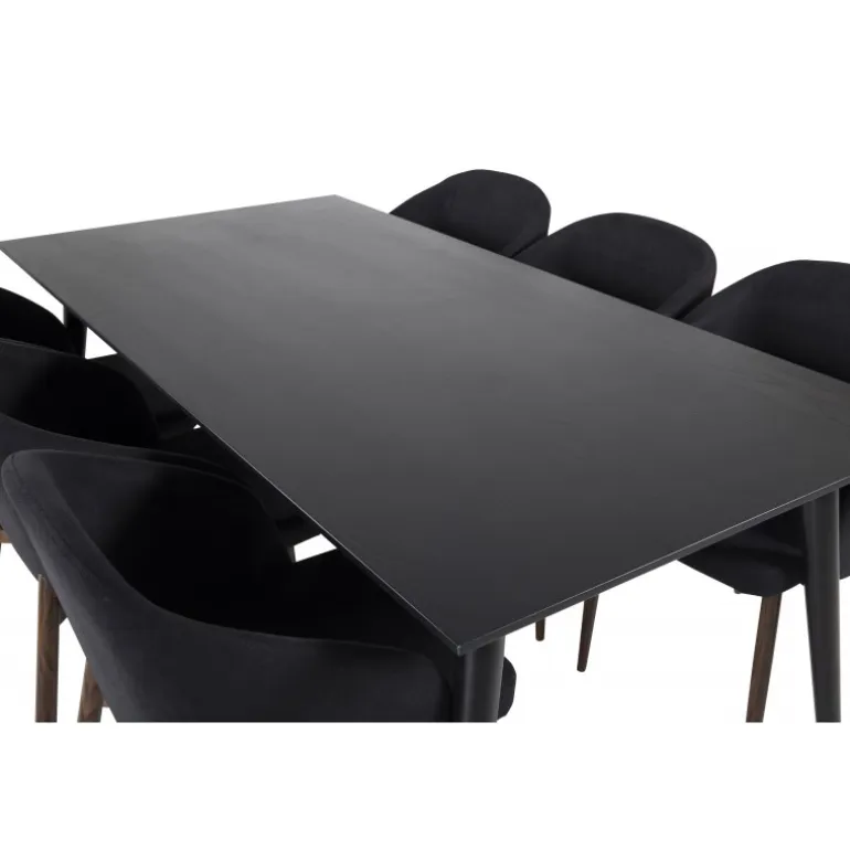 Dipp t Spisebordssæt - Sort og Natur