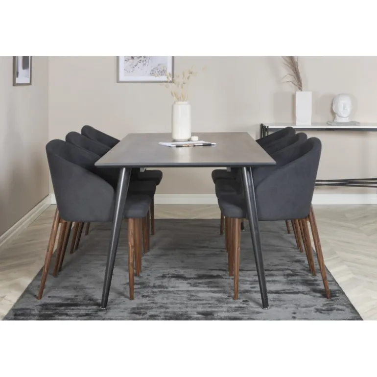 Dipp t Spisebordssæt - Sort og Natur