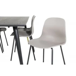 Dipp t Spisebordssæt - Sort, Messing og Grøn