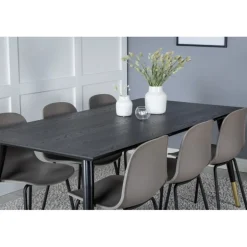 Dipp t Spisebordssæt - Sort, Messing og Grøn