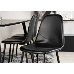 Dipp t Spisebordssæt - Sort og Messing