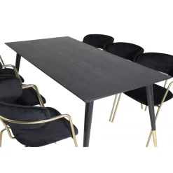 Dipp t Spisebordssæt - Sort og Messing