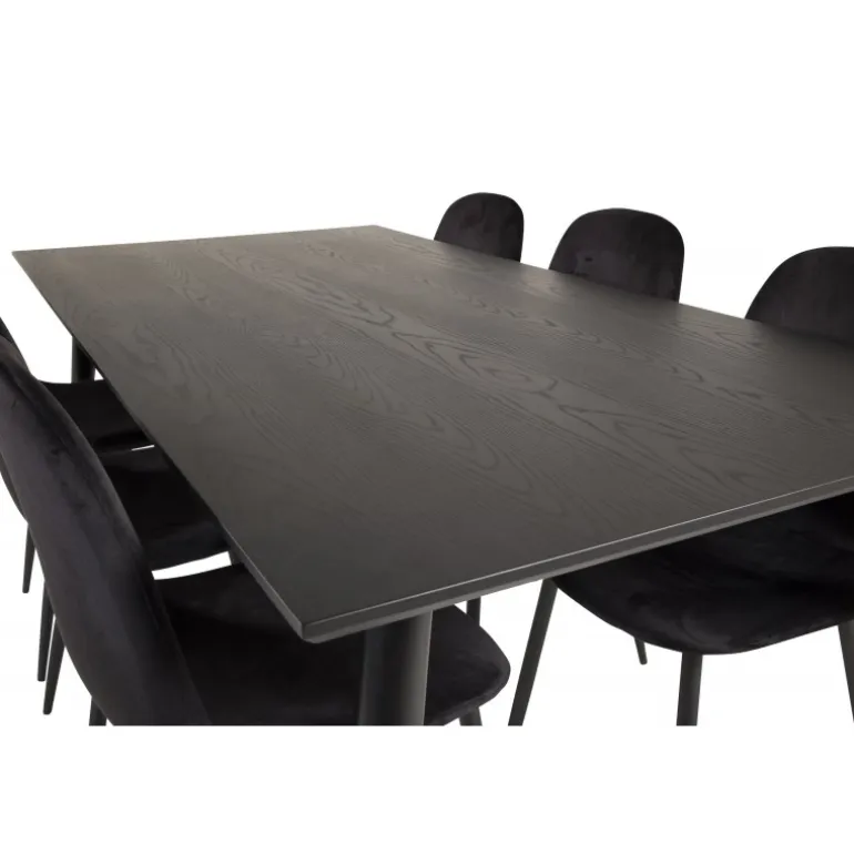 Dipp t Spisebordssæt - Sort og Messing