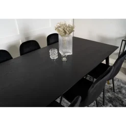 Dipp t Spisebordssæt - Sort og Messing