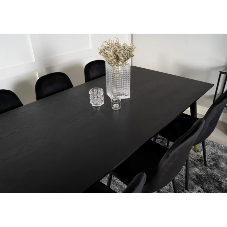 Dipp t Spisebordssæt - Sort og Messing