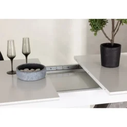 Disa Spisebord - Grå og Hvid
