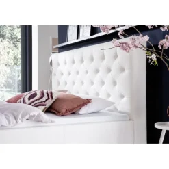 Dobbeltseng Pisa 160x200 - hvid