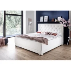 Dobbeltseng Pisa 160x200 - hvid