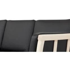 Dragør 3 pers. sofa - Sort tekstillæder