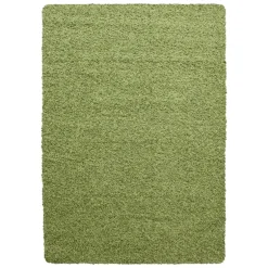 Dream Shaggy tæppe Ensfarvet - Grøn