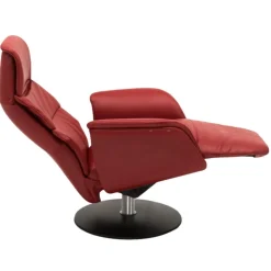 Dundee – lænestol med indbygget skammel