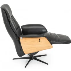 Dundee – lænestol med indbygget skammel