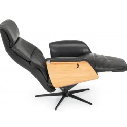 Dundee – lænestol med indbygget skammel