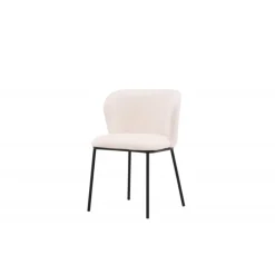 Edina Spisestol - Hvid Boucle