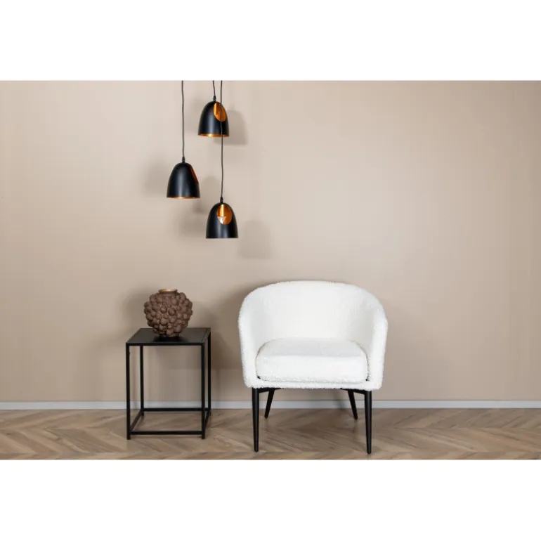 Elda Loftlampe - Sort og Kobber