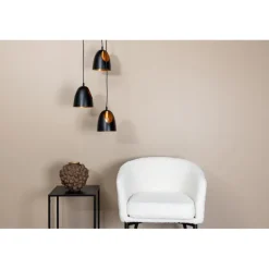 Elda Loftlampe - Sort og Kobber