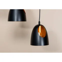 Elda Loftlampe - Sort og Kobber