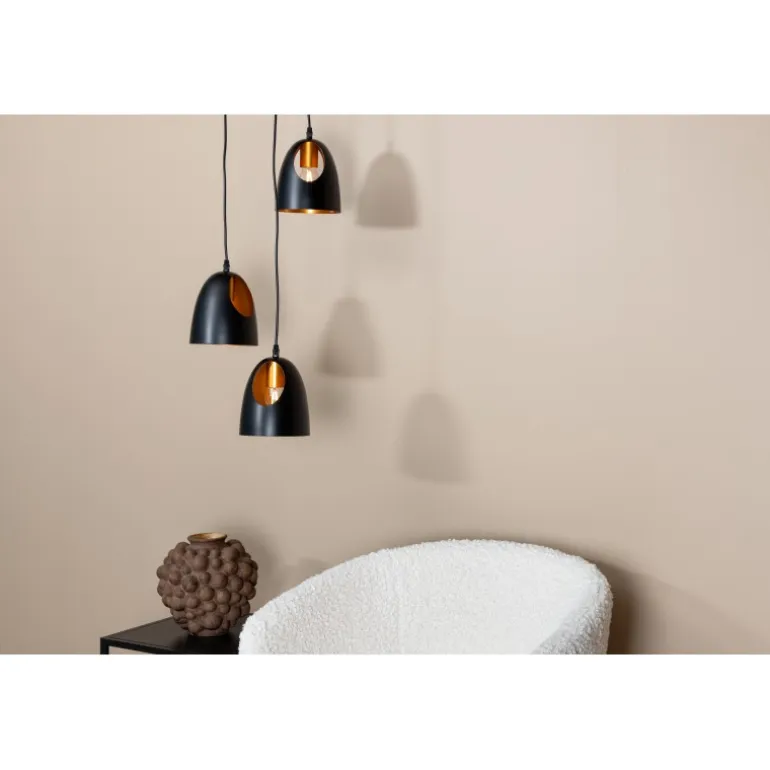 Elda Loftlampe - Sort og Kobber