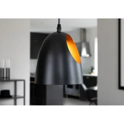 Elda Loftlampe - Sort og Kobber