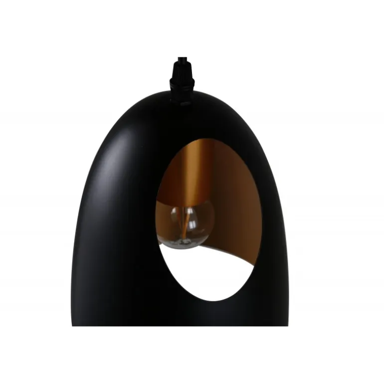 Elda Loftlampe - Sort og Kobber