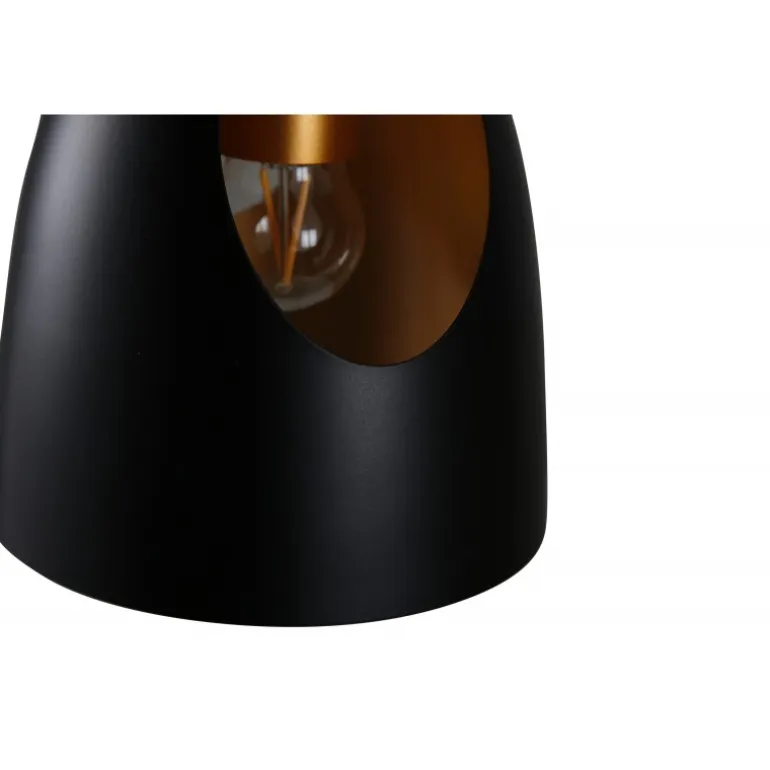 Elda Loftlampe - Sort og Kobber