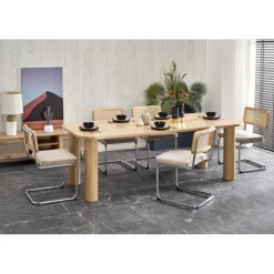 ELEFANTE REKTANGULÆR Spisebord med udtræk, Naturlig eg