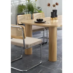 ELEFANTE REKTANGULÆR Spisebord med udtræk, Naturlig eg