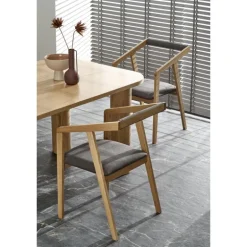 ELEFANTE REKTANGULÆR Spisebord med udtræk, Naturlig eg