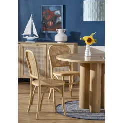 ELEFANTE Rundt spisebord, Naturlig eg